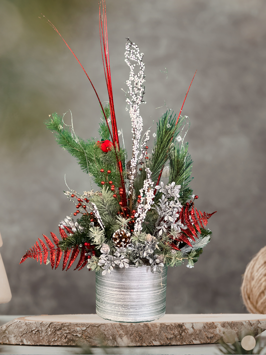 Frosted Forest Silk Arrangement