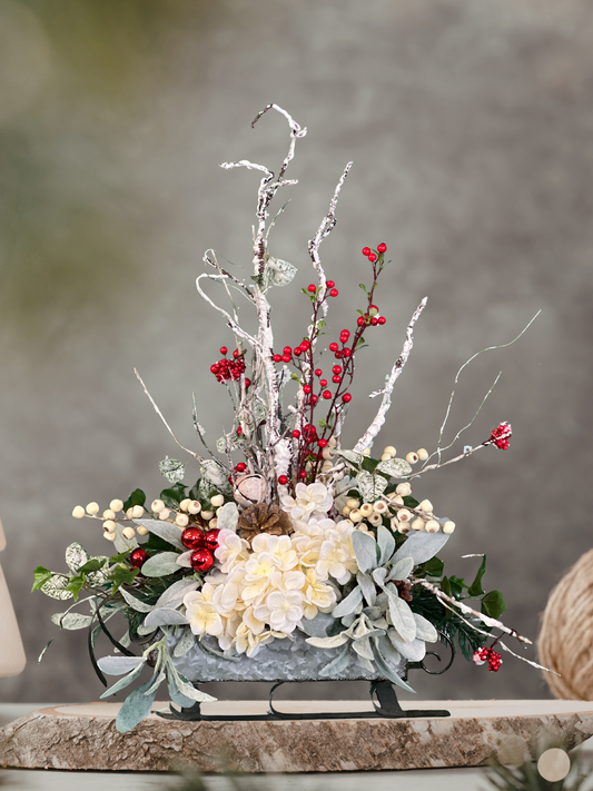 Sleigh the Season Silk Arrangement
