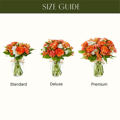 Apricot Glow Bouquet – BAYSORE'S FLOWER SHOP LLC, Mason OH