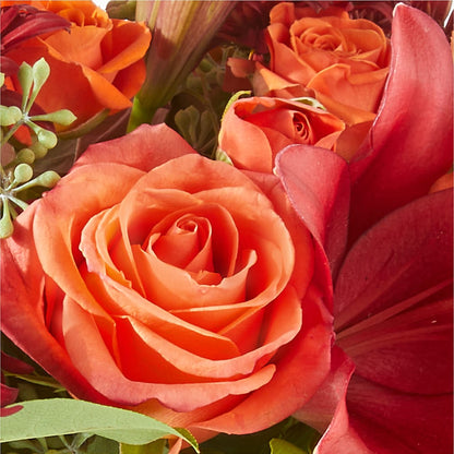 Crimson Leaves Bouquet – BAYSORE'S FLOWER SHOP LLC, Mason OH