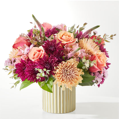 Berry Cobbler Bouquet with Ivory Vase – BAYSORE'S FLOWER SHOP LLC, Mason OH