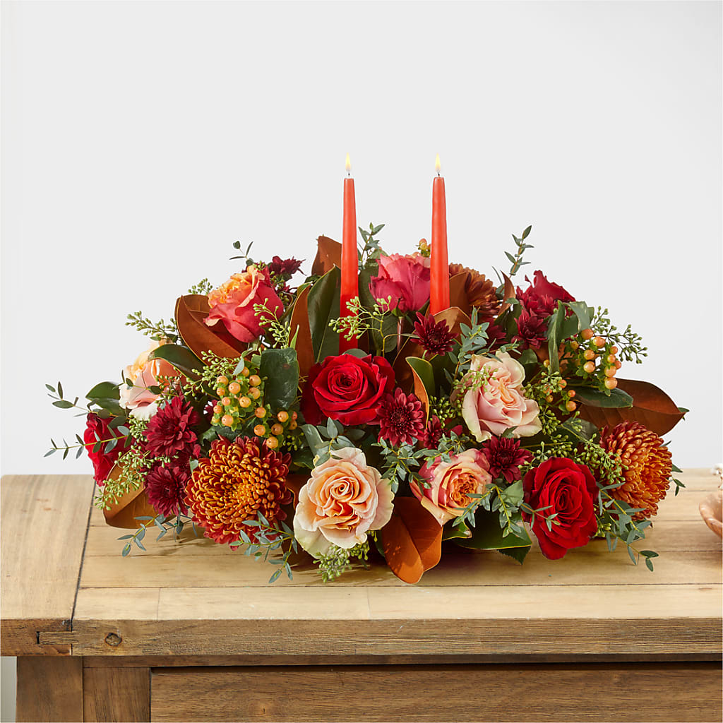 Gather Near Centerpiece – BAYSORE'S FLOWER SHOP LLC, Mason OH