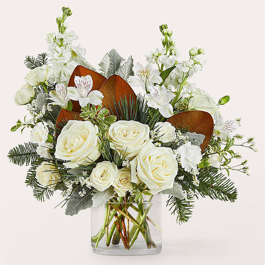 Fresh Snowfall Bouquet – BAYSORE'S FLOWER SHOP LLC, Mason OH