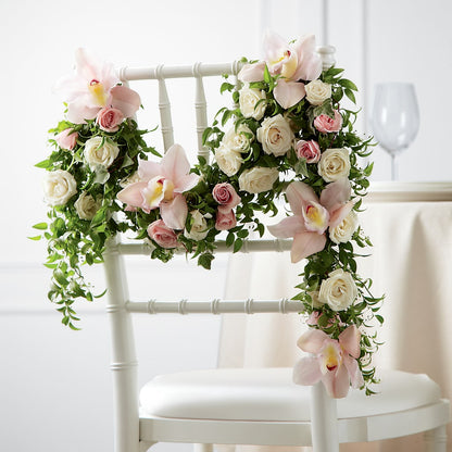 Orchid Rose Chair Décor – BAYSORE'S FLOWER SHOP LLC, Mason OH
