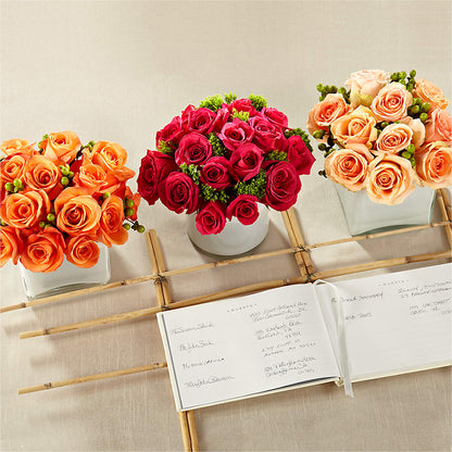 Dawn Rose Centerpiece – BAYSORE'S FLOWER SHOP LLC, Mason OH